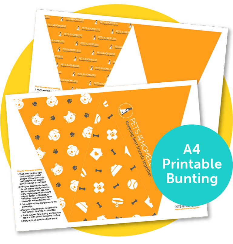 Donation Drive Bunting